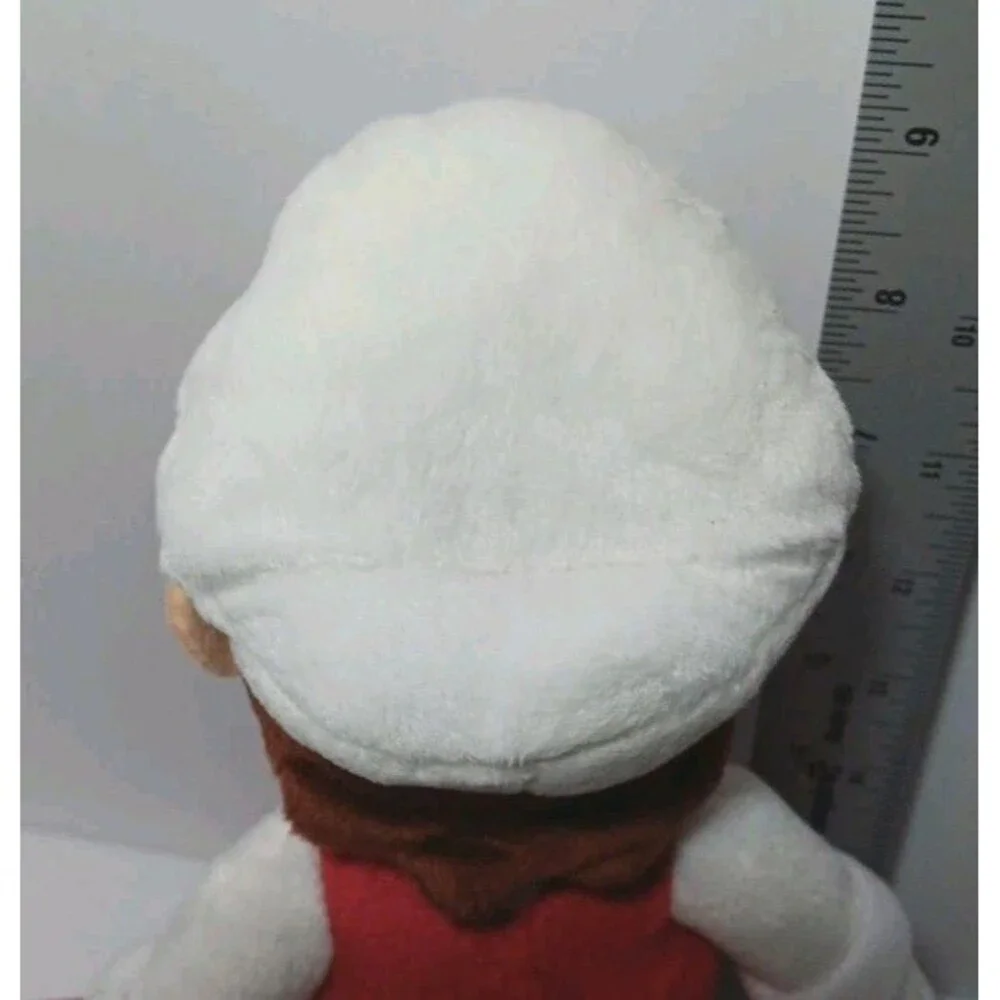 Super Mario Fire Mario 9 Inch Plush Nintendo With Little Fire Mario